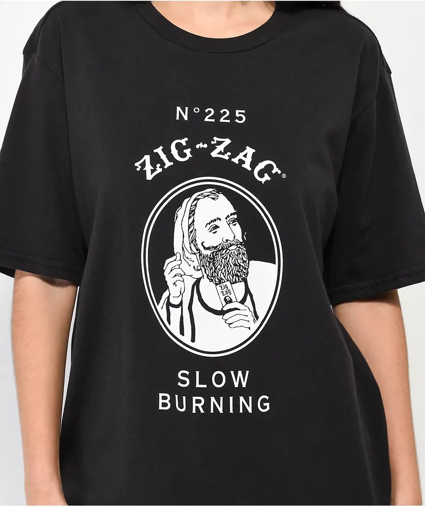 Zig-Zag Classic Black T-Shirt