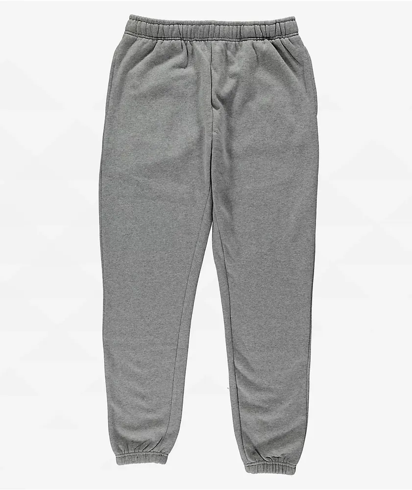 Zine Cover Solid Knit Charcoal Jogger Sweatpants
