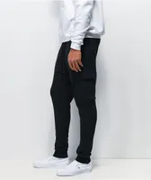 Zine Cargo Black Jogger Sweatpants