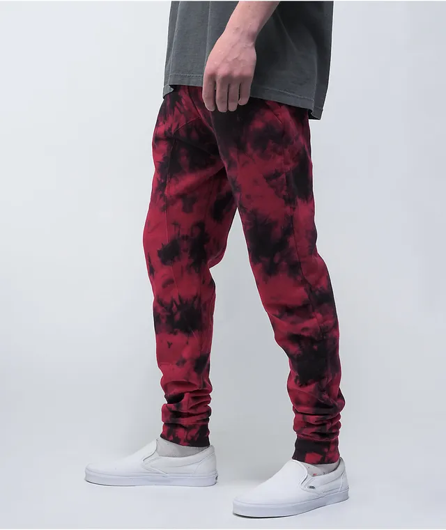 Zine Cover Black Solid Knit Jogger Pants