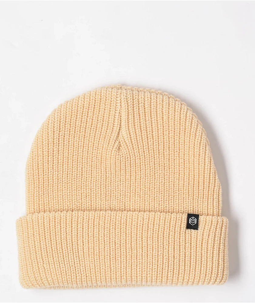 Zine Focus Parchment White Beanie