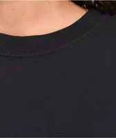 Zine Garment Dye Black T-Shirt
