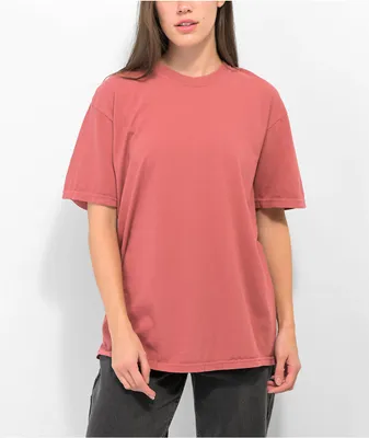 Zine Garment Dye Rose T-Shirt