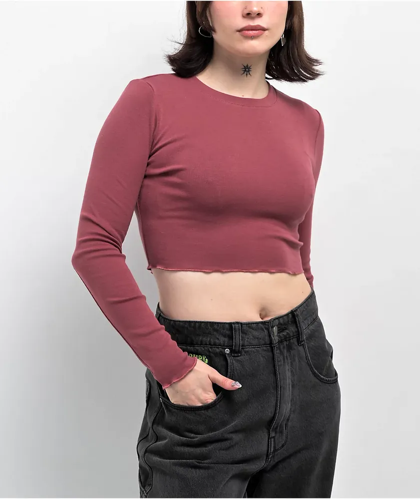 Denim Forum THE JANE CROPPED LONGSLEEVE SHIRT