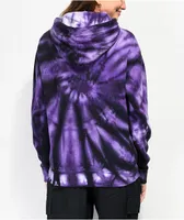 Zine Hunter Purple Tie Dye Hoodie