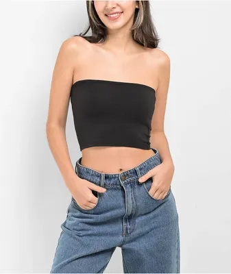 Zine Jane Caviar Tube Top