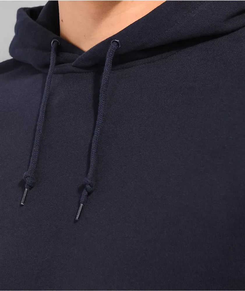 Zine Navy Blue Hoodie