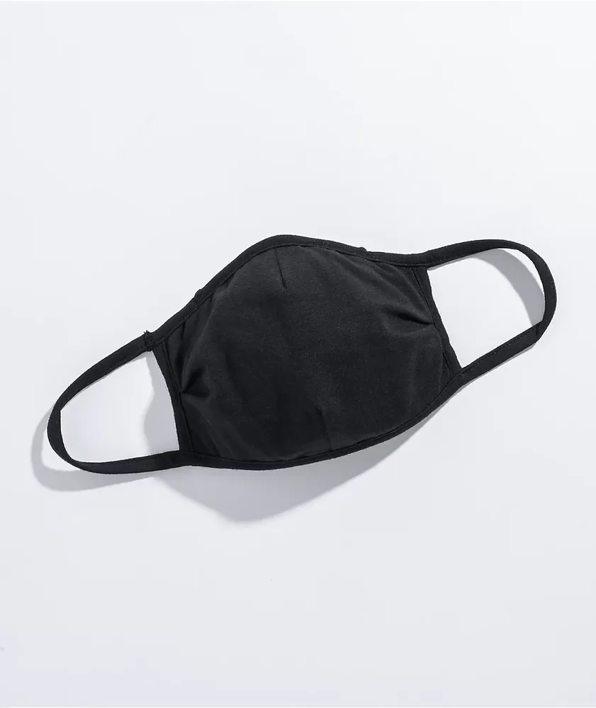 Zine Pocket Black Face Mask