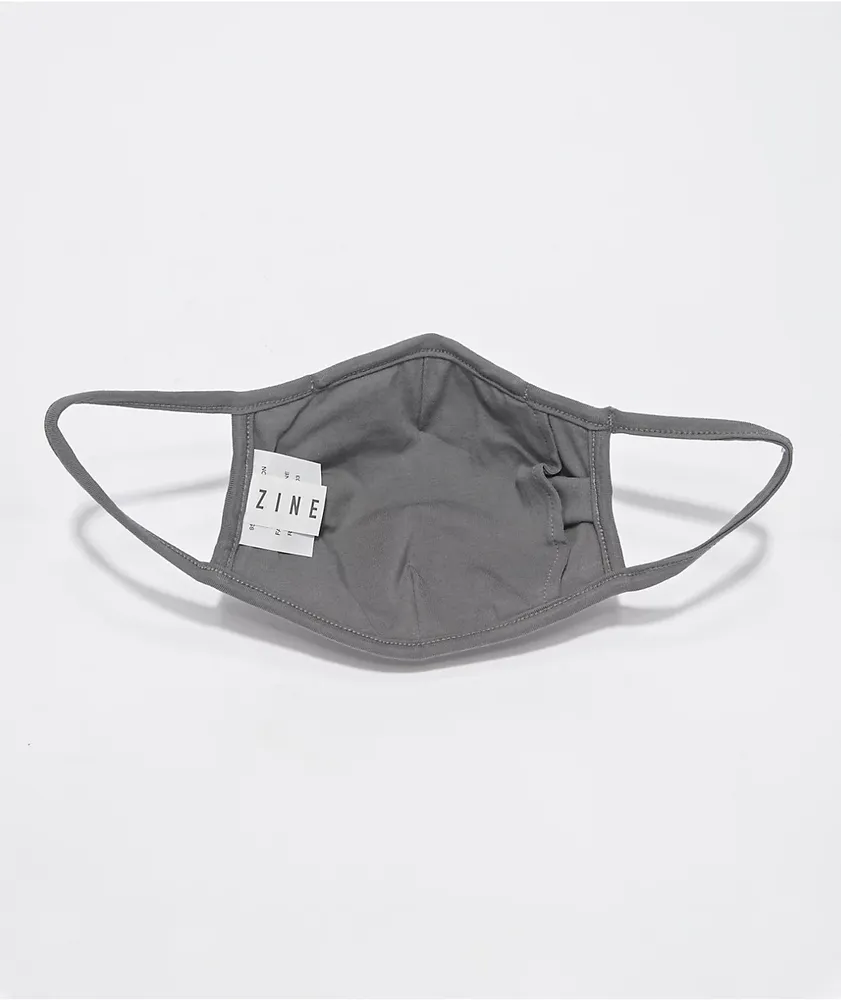 Zine Pocket Grey Face Mask