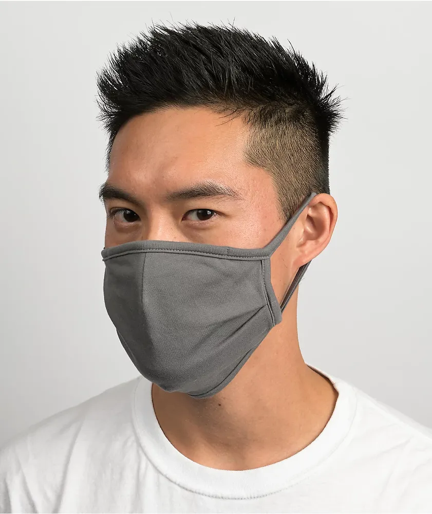 Zine Pocket Grey Face Mask