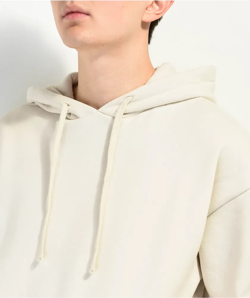 Zine Pullover Solid Tan Hoodie