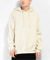 Zine Pullover Solid Tan Hoodie