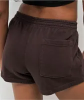 Zine Rachel Dark Brown Sweat Shorts