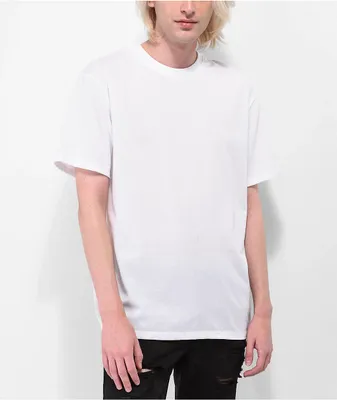 Zine Recycled Cotton & Polyester White T-Shirt