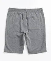 Zine Silas Grey Elastic Waist Sweat Shorts
