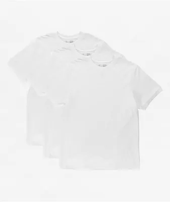 Zine Solid White 3-Pack T-Shirt