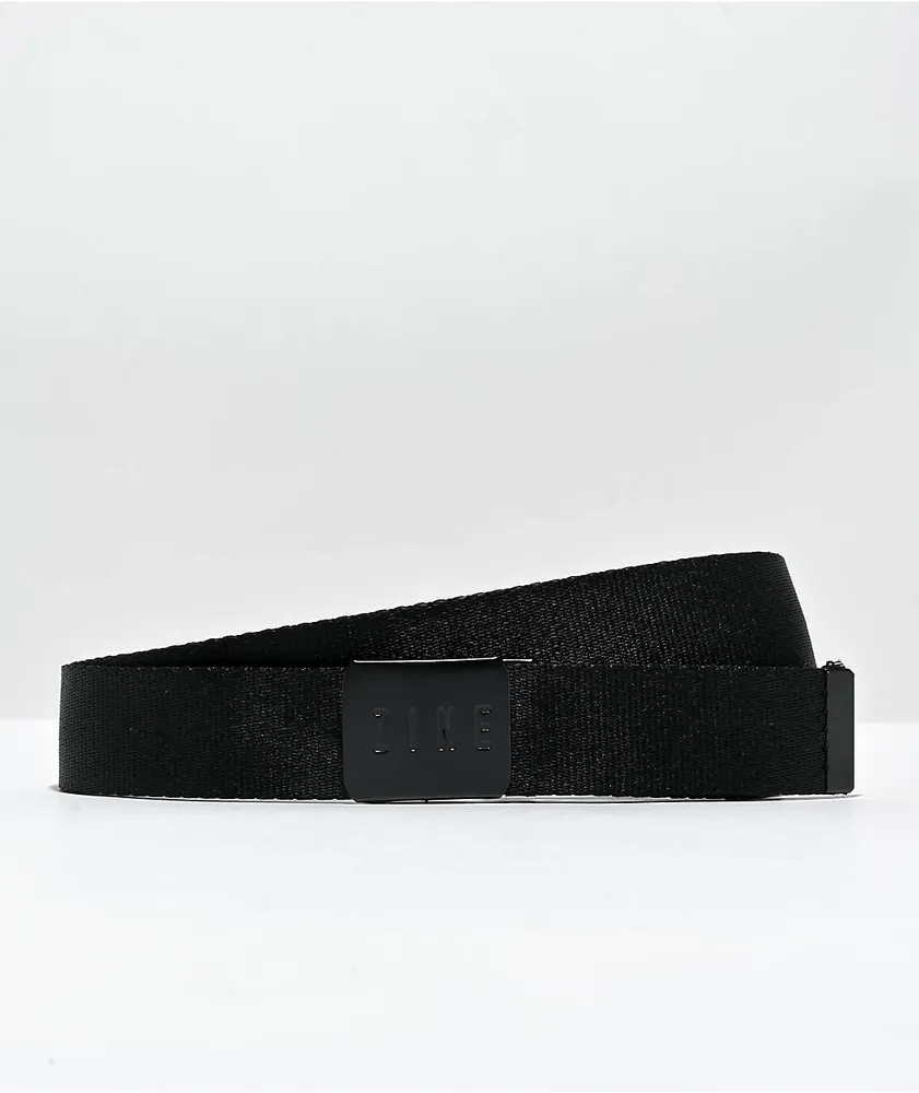 Zine Webster II Black Web Belt