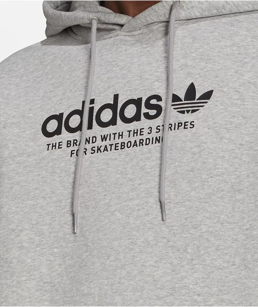 adidas 4.0 Logo Grey Hoodie