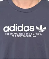 adidas 4.0 Logo Navy Long Sleeve T-Shirt