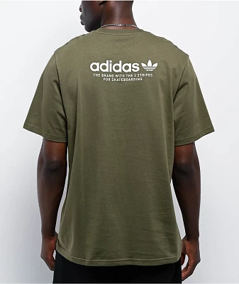 adidas 4.0 Logo Olive T-Shirt