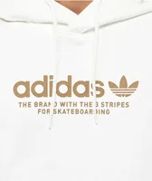 adidas 4.0 Logo White Hoodie