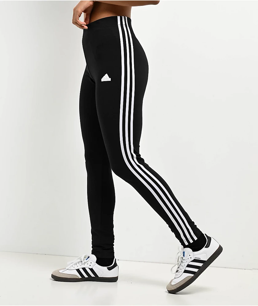 adidas Adicolor Classics 3 Stripe Black Leggings