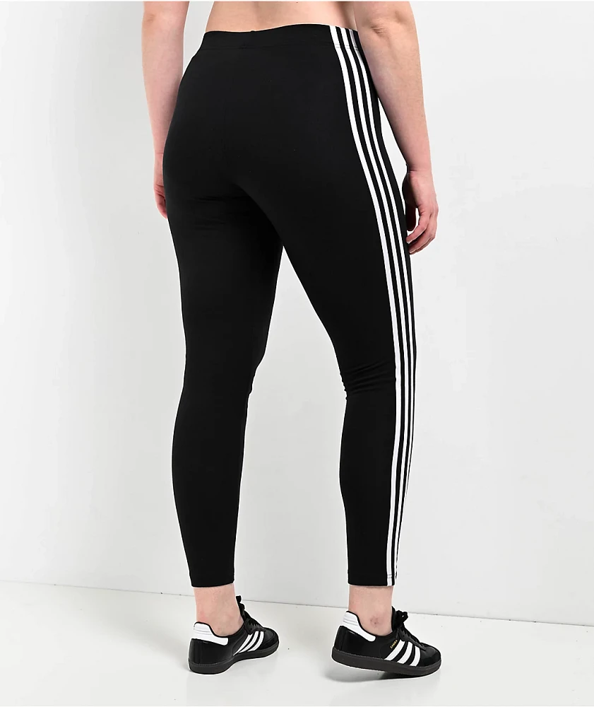 adidas Adicolor Classics 3 Stripe Black Leggings