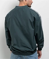 adidas Adicolor Woven Mineral Green Crewneck Windbreaker Jacket