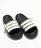 adidas Adilette Zplaash Black & White Slide Sandals