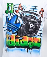 adidas Airbrush White T-Shirt