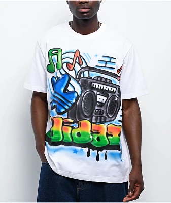 adidas Airbrush White T-Shirt