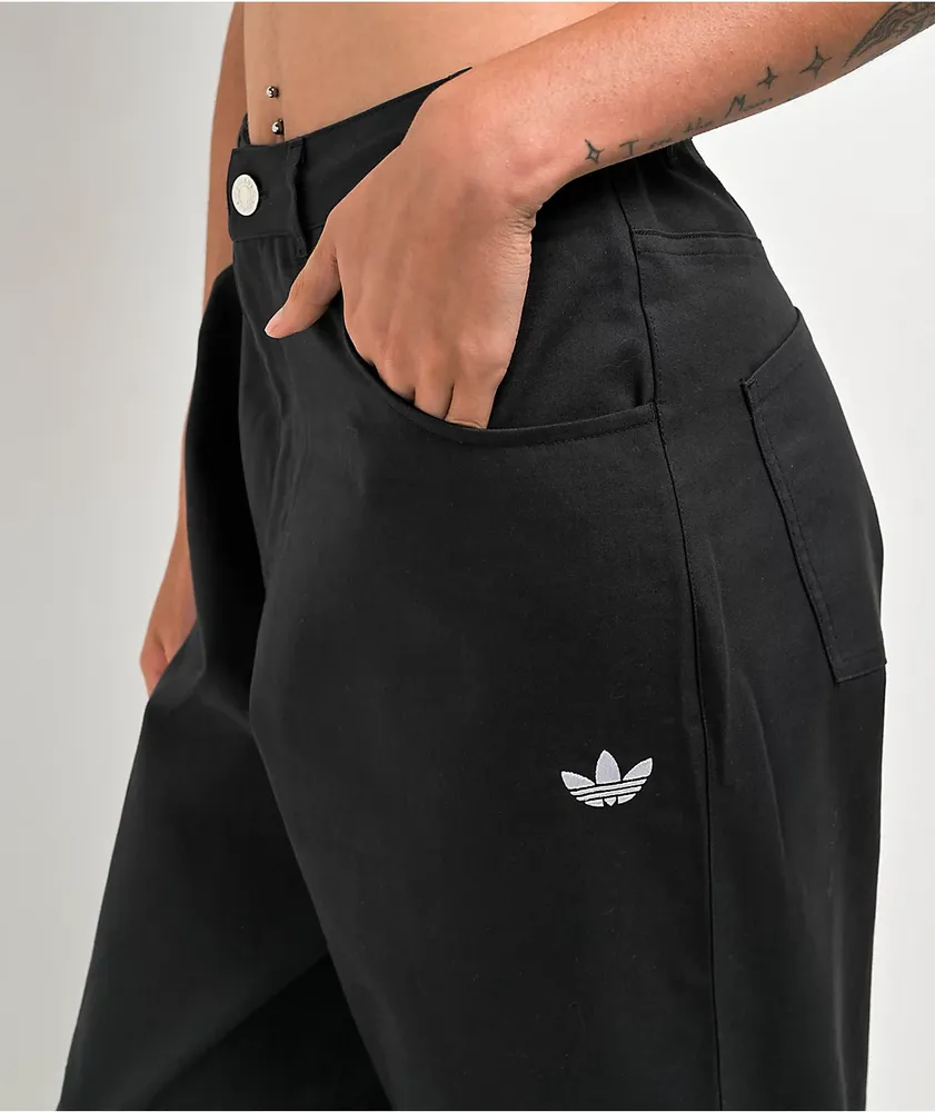 Adidas Team Track Slack Black Corduroy Pants