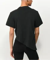 adidas Boxy Asymmetrical Black T-Shirt