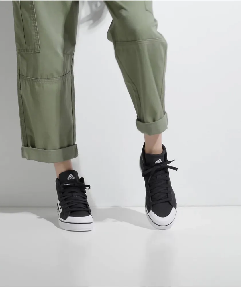 adidas Women's Bravada 2.0 Platform Skate Shoe, Black