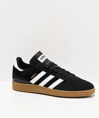 adidas Busenitz Black, White, & Gum Skate Shoes