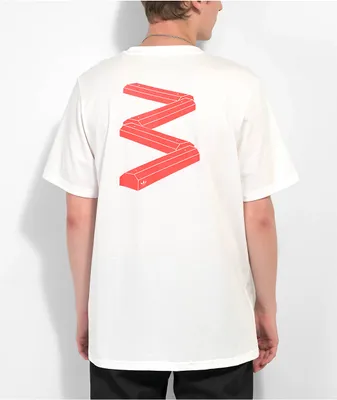 adidas CUR3 White T-Shirt