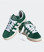 adidas Campus 00s Dark Green & Cloud White Shoes