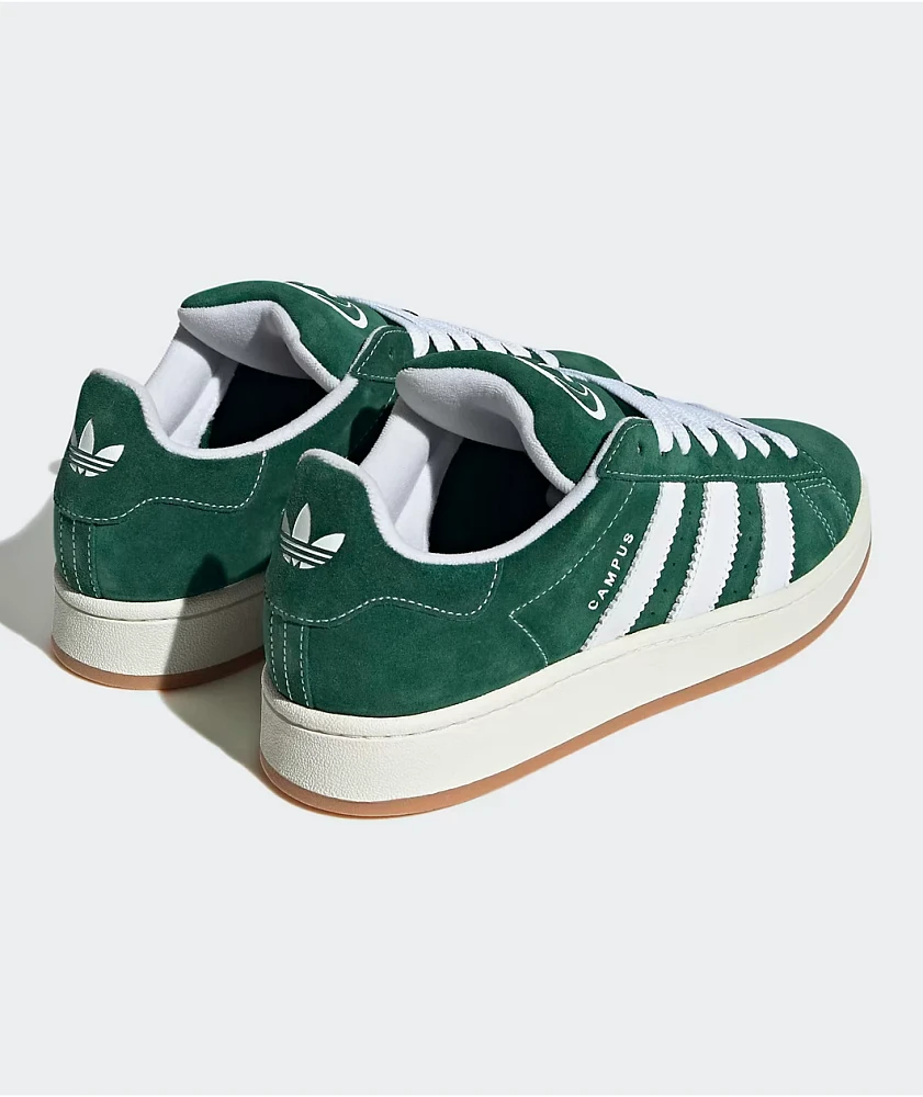 adidas Campus 00s Dark Green & Cloud White Shoes