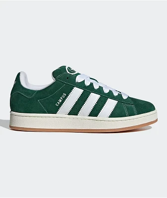 adidas Campus 00s Dark Green & Cloud White Shoes