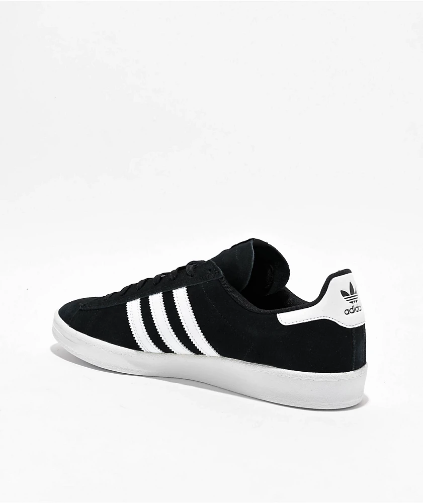 adidas Campus ADV Black & White Skate Shoes