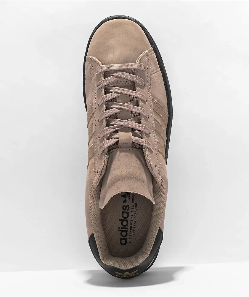 adidas Campus ADV Chalky Brown & Black Skate Shoes