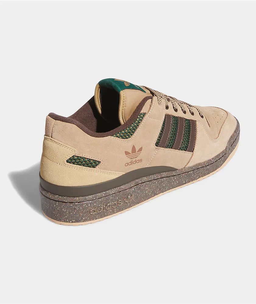 adidas Forum 84 Low ADV Cardboard, Preloved Brown, & Green Shoes