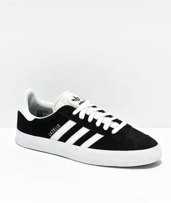 adidas Gazelle ADV Black & White Shoes