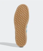 adidas Gazelle ADV Cream White, Blue & Gum Skate Shoes