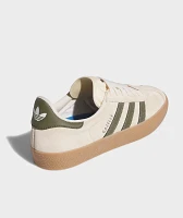 adidas Gazelle ADV Ecru Tint, Focus Olive & Gum Skate Shoes