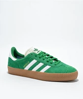 adidas Gazelle ADV Green, White & Gum Shoes