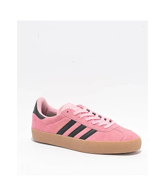 adidas Gazelle ADV Pink, Black, & Gum Skate Shoes