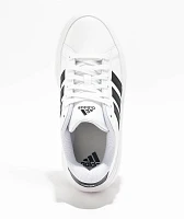 adidas Grand Court White & Black Platform Shoes