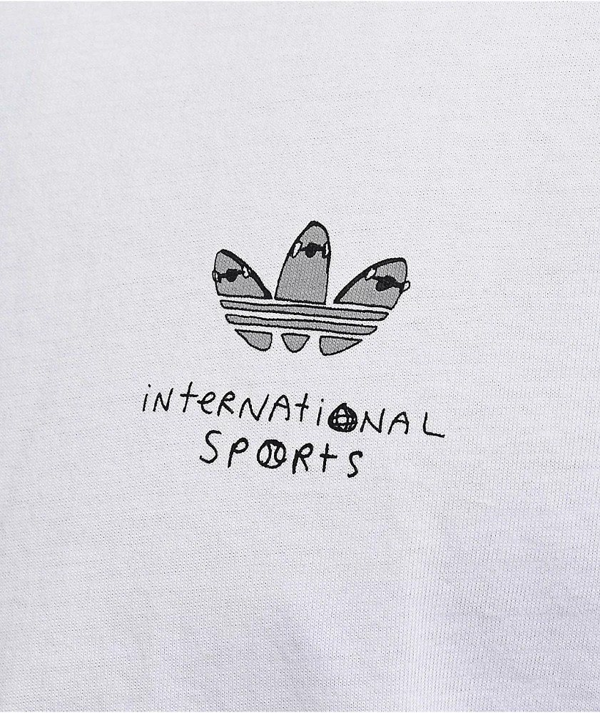 adidas Henry Jones Trash White T-Shirt