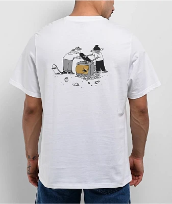 adidas Henry Jones Trash White T-Shirt